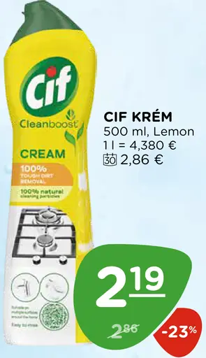 Cif Lemon krém