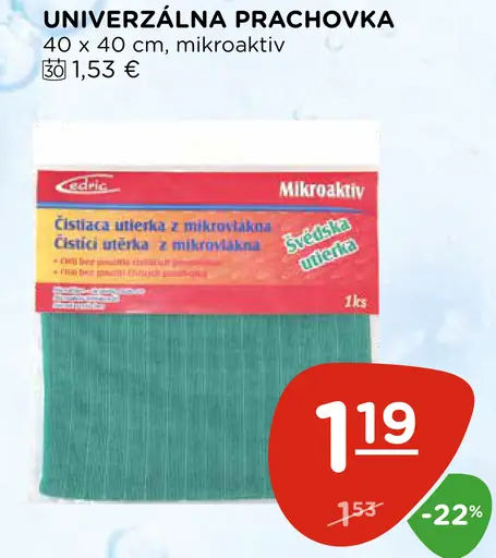 Univerzálna prachovka mikroaktiv
