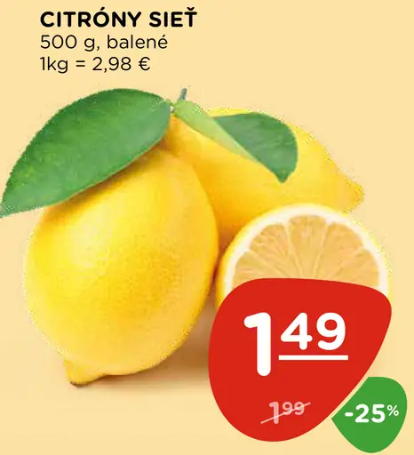 Citróny sieť