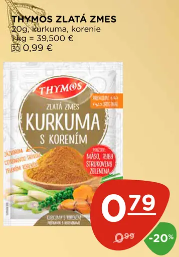 Thymos zlatá zmes