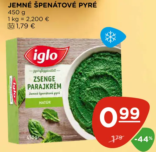 Iglo špenátové pyré