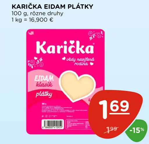 Karička Eidam plátky
