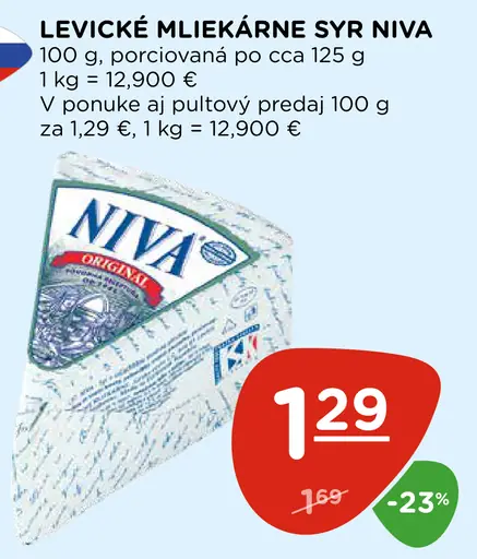 Levice Mliekarne Syr Niva
