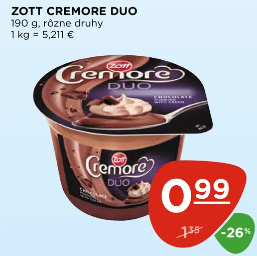 Zott Cremore Duo