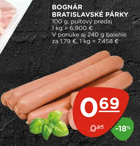 Bognár Bratislavské párky