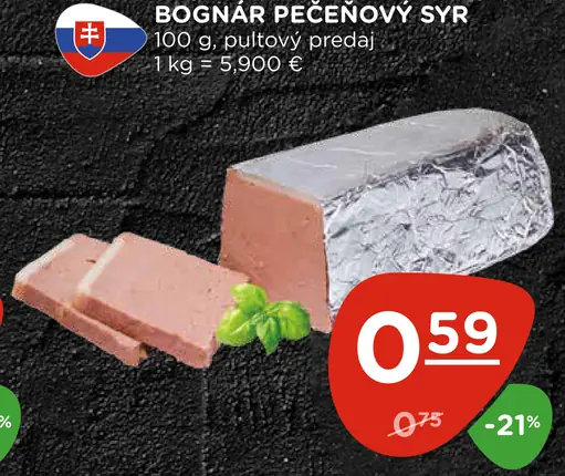 Bognár pečeňový syr