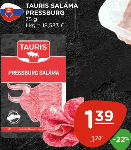 Tauris Pressburg saláma