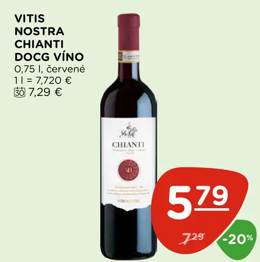 Vitis Nostra Chianti DOCG víno