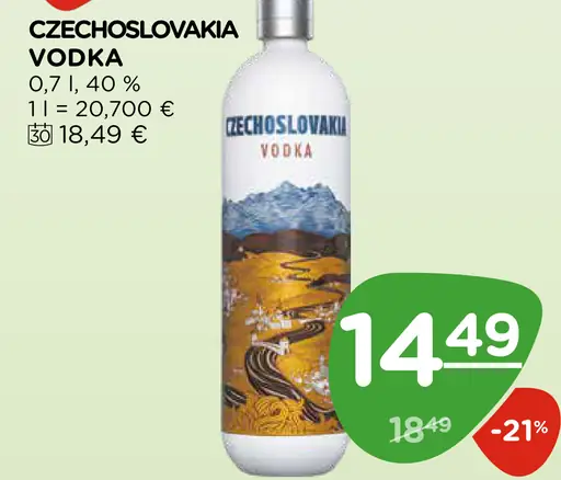 Czechoslovakia Vodka