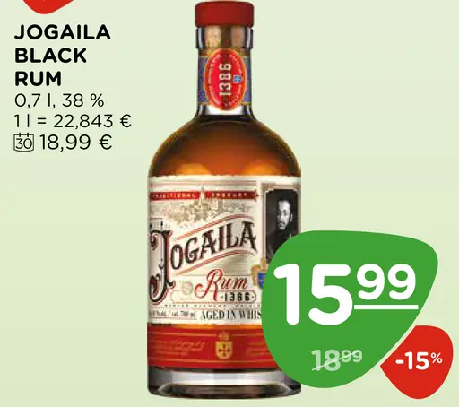 Jogaila black Rum