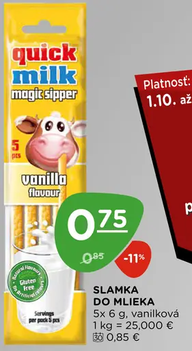 Quick Milk Slamka do mlieka