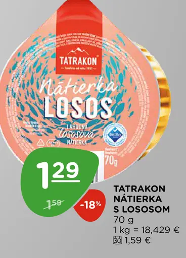 Tatrakon Nátierka s lososom