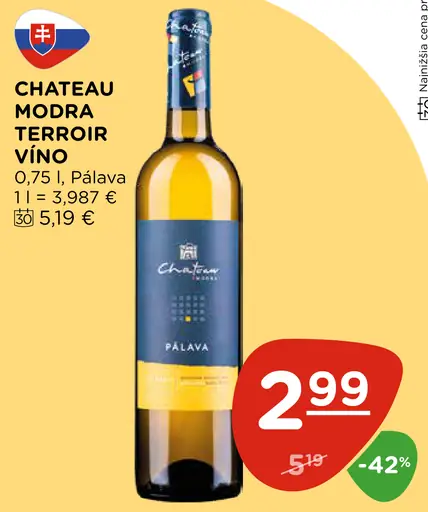 Chateau Modra Terroir víno