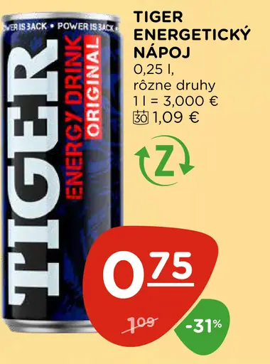 Tiger Energetický nápoj