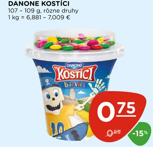 DANONE Kostičky