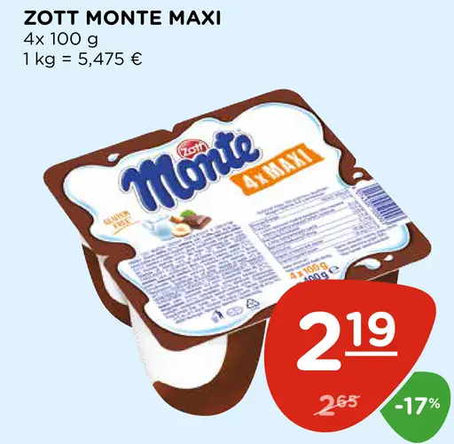 Zott Monte Maxi