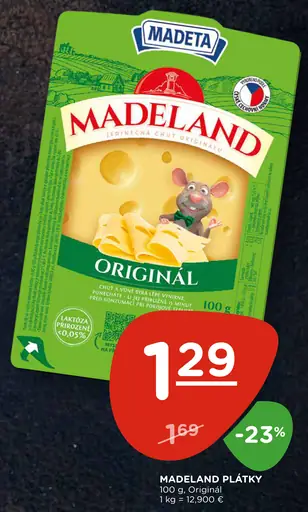 Madeta Madeland plátky