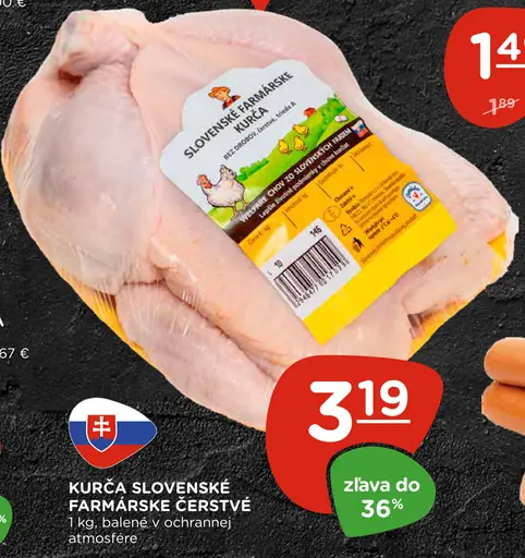 Kurča slovenské farmárske čerstvé