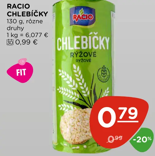 Racio Chlebíčky ryžové