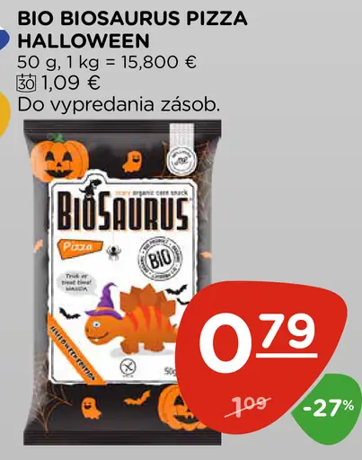 Bio Biosaurus Pizza Halloween