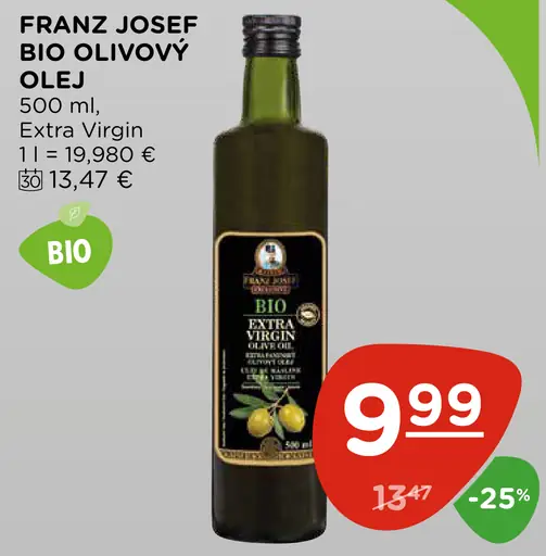 Franz Josef Bio Olivový Olej Extra Virgin