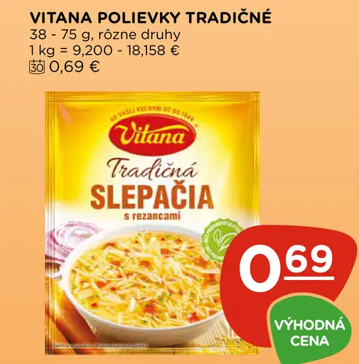 Vitana Polievky Tradičné