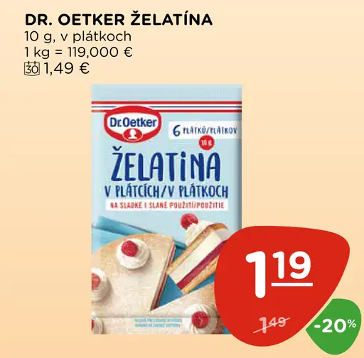 Dr. Oetker Želatína