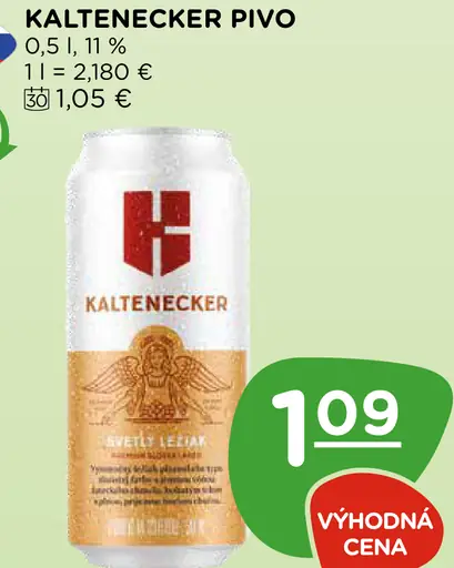 Kaltenecker pivo plechovka