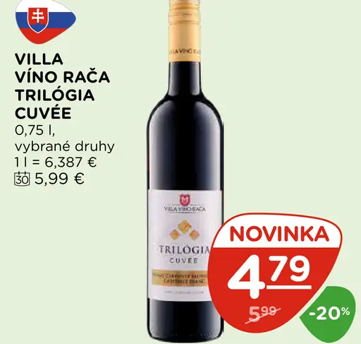 Villa Víno Rača Trilógia Cuvée