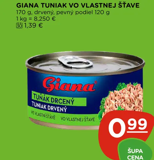 Giana Tuniak vo vlastnej šťave