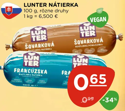Lunter nátierka