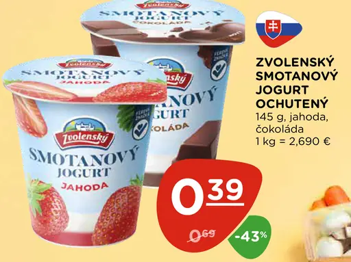 Zvolenský smotanový jogurt