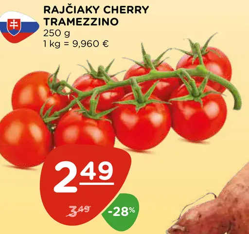 Rajčiaky cherry Tramezzino
