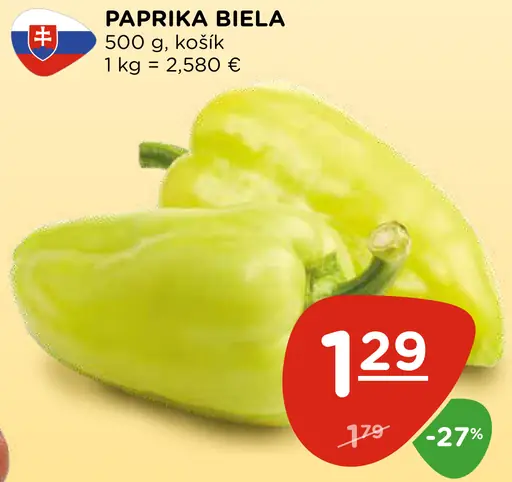 Paprika biela