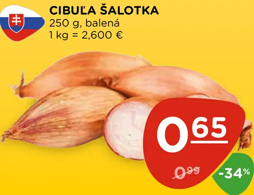 Cibuľa šalotka