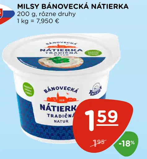 Milsy Bánovecká nátierka
