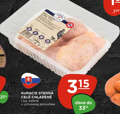 Kuracie stehná celé chladené