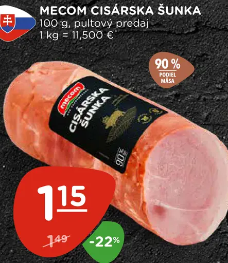 Mecom cisárska šunka