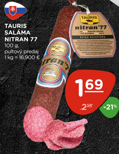 Tauris Nitran '77 saláma