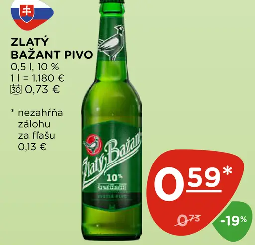 Zlatý Bažant Pivo