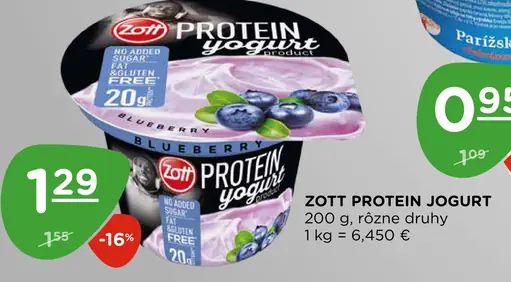 Zott Protein jogurtový výrobok