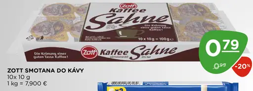 Zott Smotana do kávy