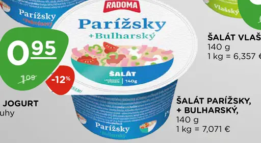 Radoma Parížšky + Bulharský