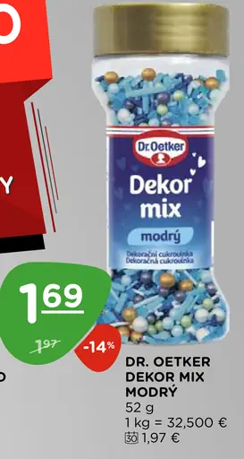 Dr. Oetker Dekor Mix Modrý