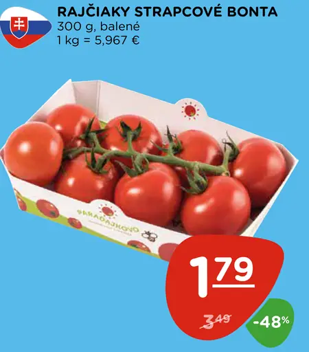 Rajčiaky strapcové Bonta