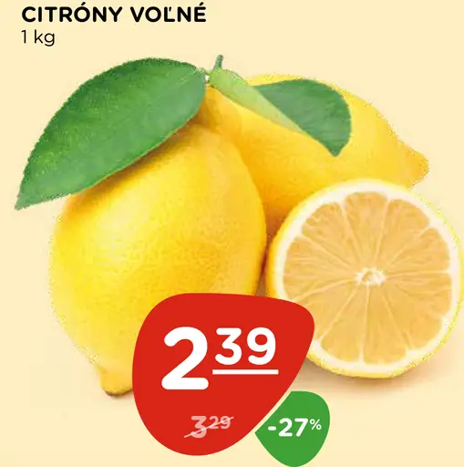 Citróny voľné