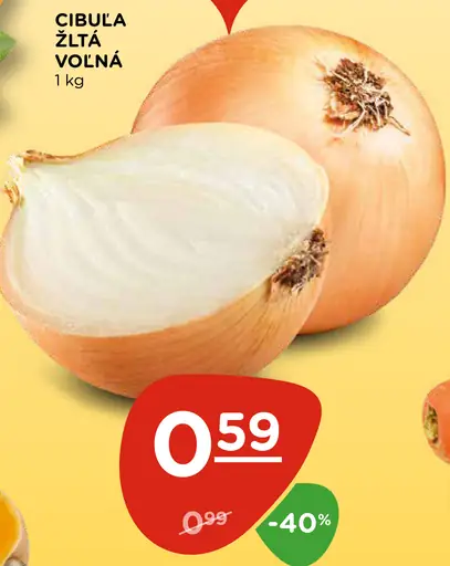 Cibuľa žltá voľná