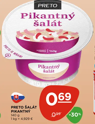 Preto šalát pikantný