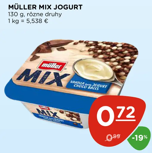 Müller Mix jogurt