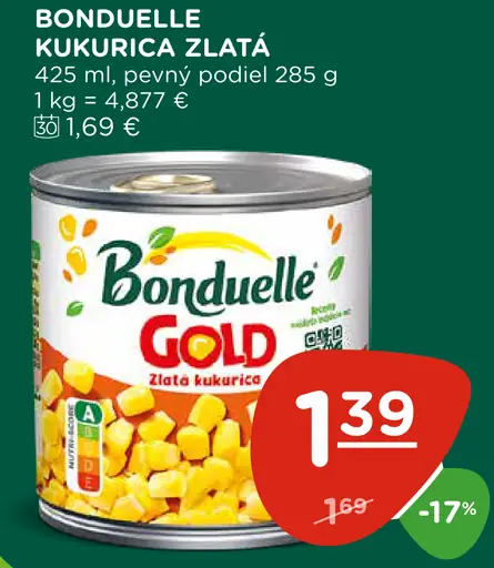 Bonduelle Kukurica zlatá
